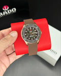 43mm brown dial mechanical watch
