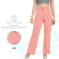 Women Relaxed Straight Leg Straight Fit Easy Wash Pleated Trousers - NextBuy