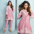 Women Viscose Rayon Ethnic Top Pant Set - NextBuy