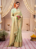 Women Woven Silk Saree with Contrast Border | FS - NextBuy