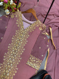 DESIGNER TRENDING NEW FABRIC STAR GEORGETTE WITH SEQUENCE EMBROIDERY WORK SUIT PENT AND DUPATTA NextBuy