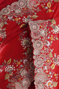 Elegant Soft Rangoli Silk Saree – Heavy Embroidery & Cutwork Border | Wedding & Party Wear NextBuy