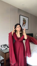 Premium Faux Georgette Ethnic Wear – Embroidered & Mirror Work Suit Set NextBuy
