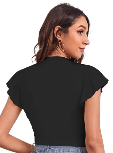 Round Neck Crop Top - NextBuy