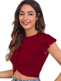 Round Neck Crop Top - NextBuy