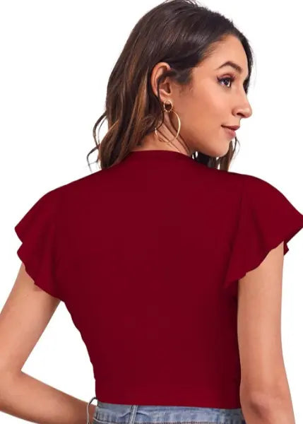 Round Neck Crop Top - NextBuy