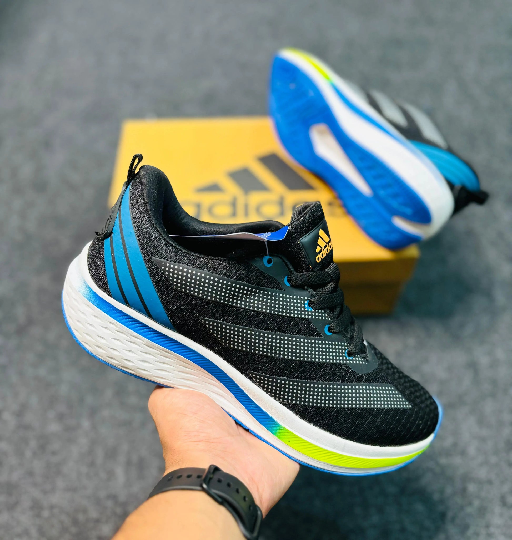 Sports Adidas ADIZERO Black And Blue NextBuy