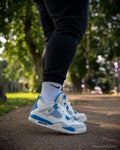 Stylish Air Jordan Retro 4 Military Blue sneakers for sneakerheads