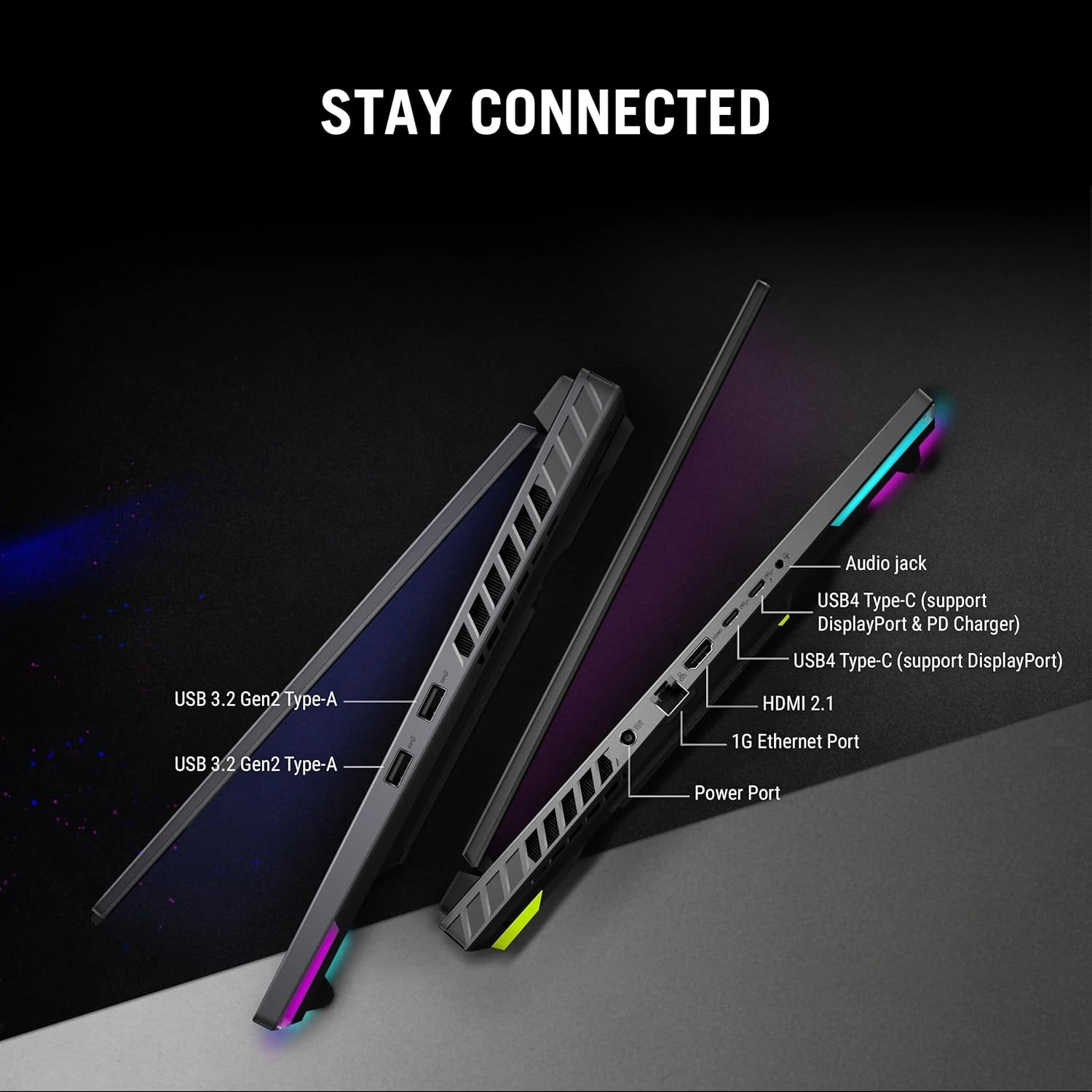 ASUS ROG Strix G16 RGB keyboard with Aura Sync lighting