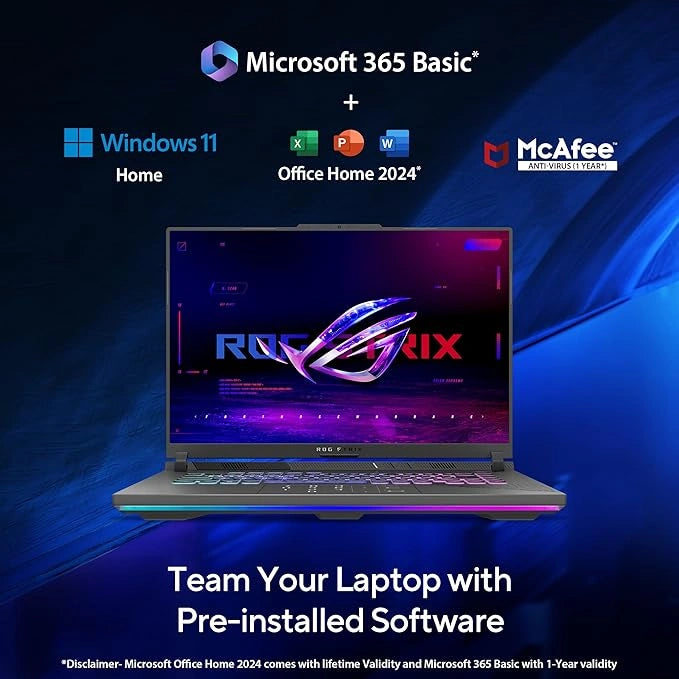 ASUS ROG Strix G16 upgradeable DDR5 RAM and PCIe SSD