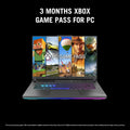 ASUS ROG Strix G16 Ryzen 9 RTX 5060 laptop open view