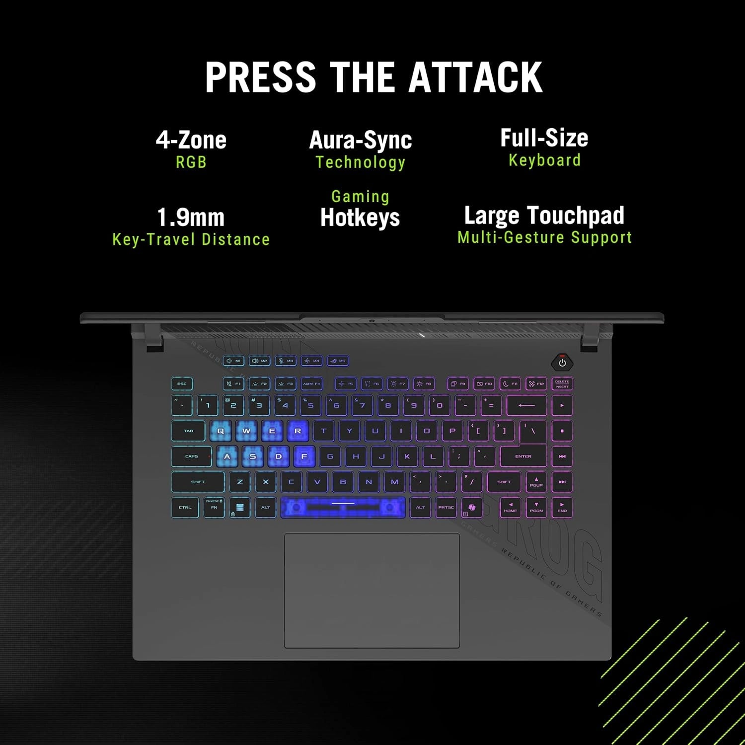 ASUS ROG Strix G16 with Windows 11 and Office Home 2024