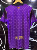 Barcelona purple away football jersey front view