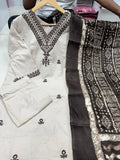 Bhagalpuri print dupatta close-up