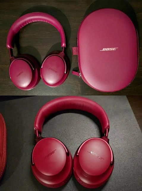 bose noise cancelling headphones deep plum