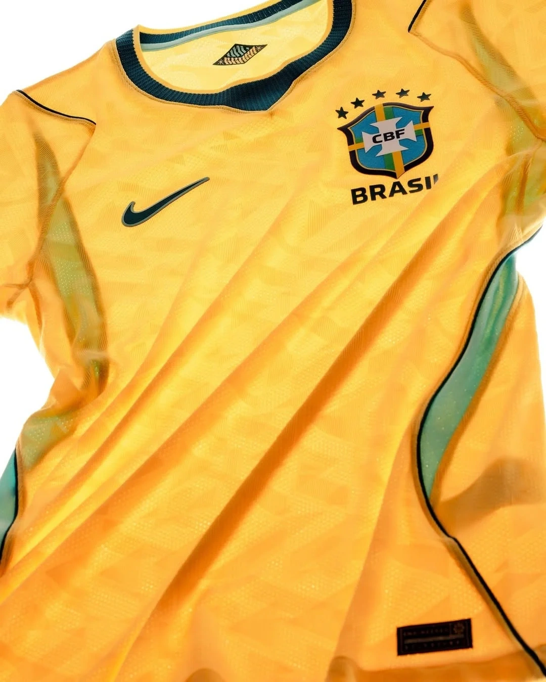 Brazil 2026 World Cup home jersey player version yellow green