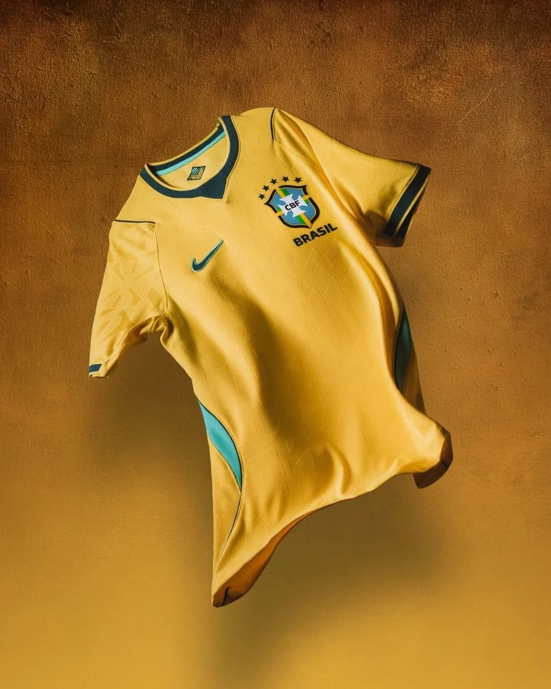 Brazil football shirt player version match inspired design