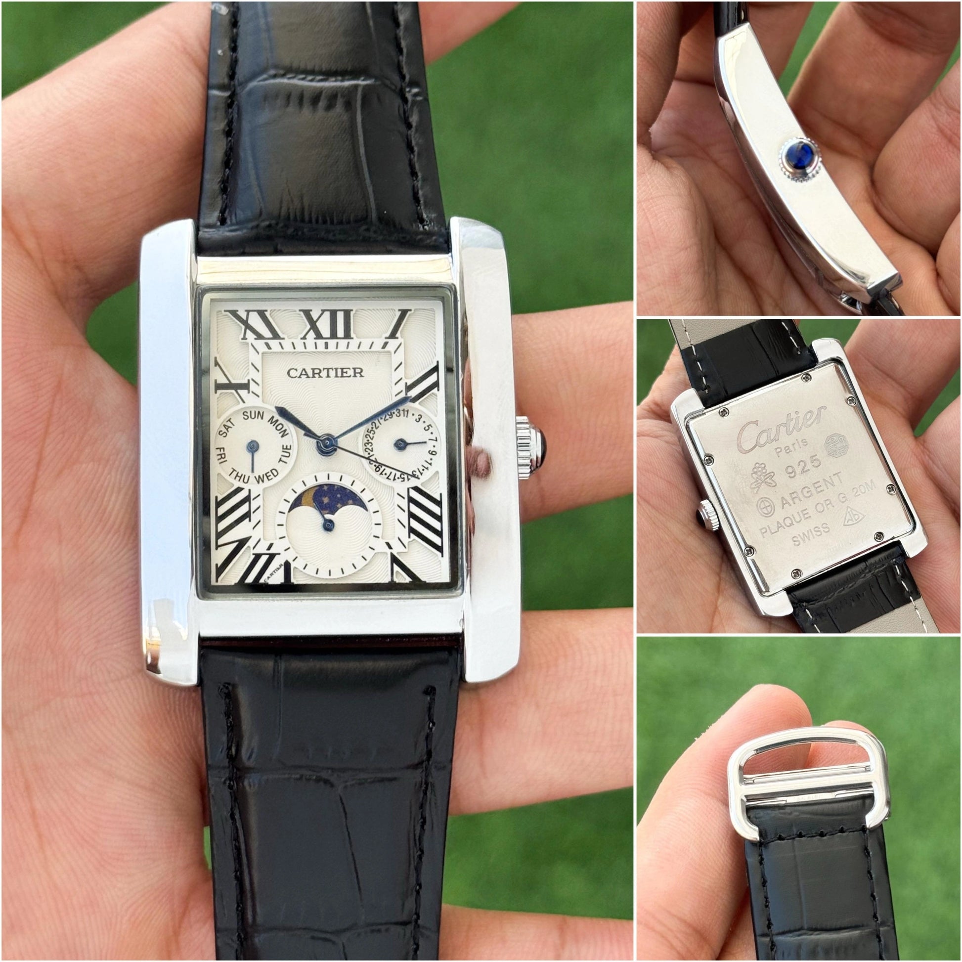 white dial luxury wrist watch
