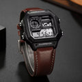Digital watch with alarm and stopwatch
