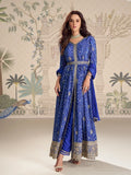 Embroidered sequence work anarkali dress