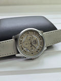 Classic grey chronograph watch for men 42mm
