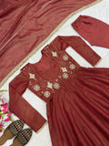 long anarkali dress women