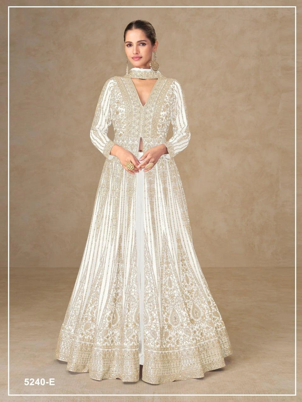 festive wear anarkali gown india