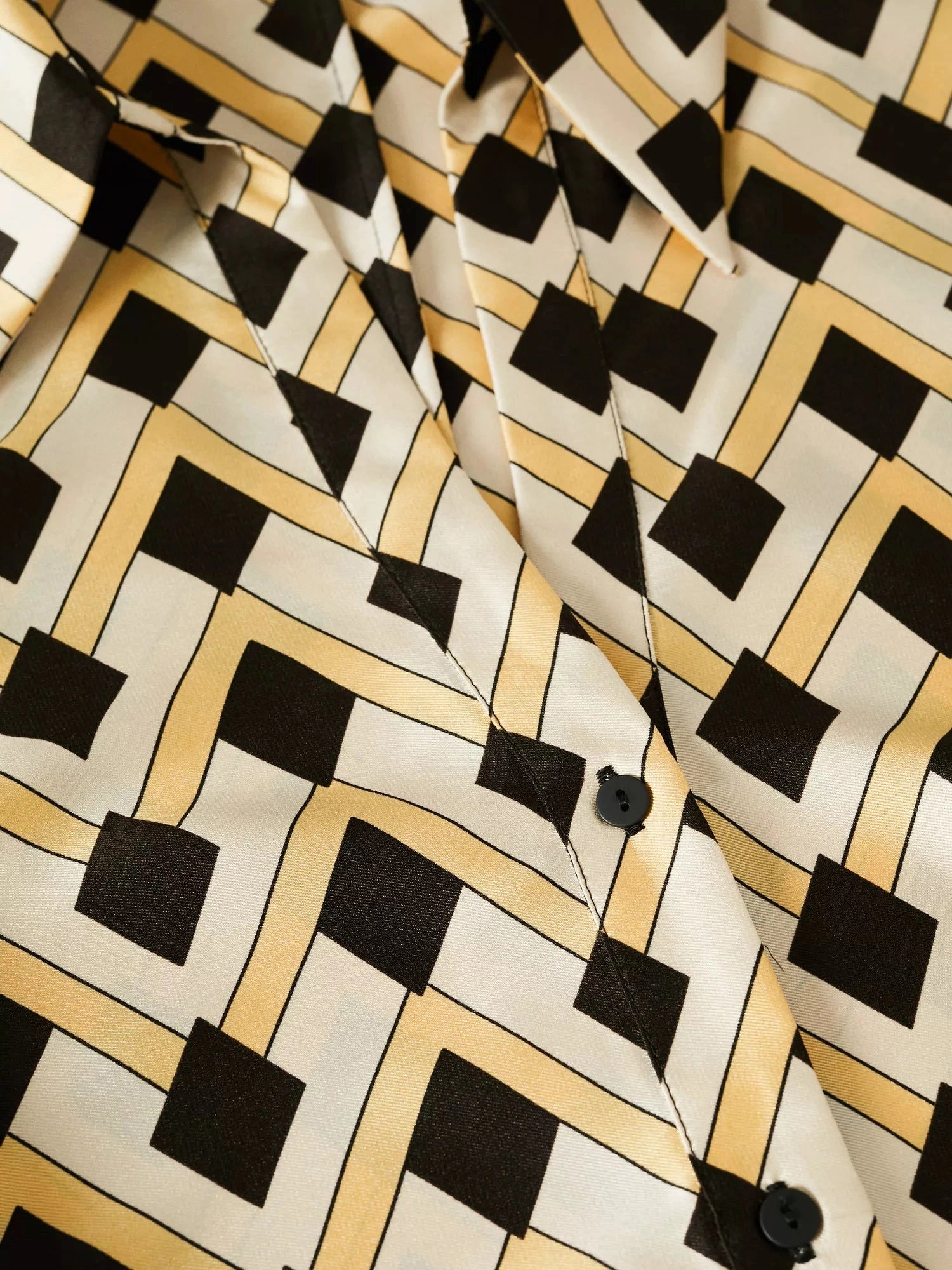 Contemporary Geometric Pattern Dress