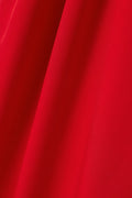 Elegant formal occasion wear maxi dress with scarf neckline for women