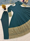 embroidered anarkali suit for women