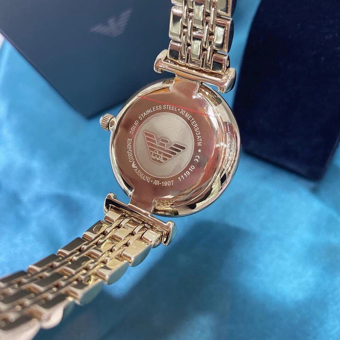 Emporio Armani AR1908 Butterfly Lock Detail