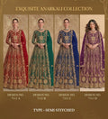 Ethnic gown with dupatta women