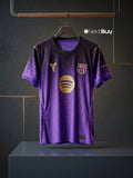 FC Barcelona 2026 27 away jersey player version purple gold