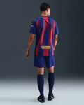 FC Barcelona club crest on football jersey
