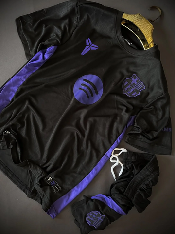 fc barcelona kobe bryant football jersey set with shorts