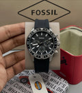 Fossil BQ2949 men's watch with rotating sport-style bezel.