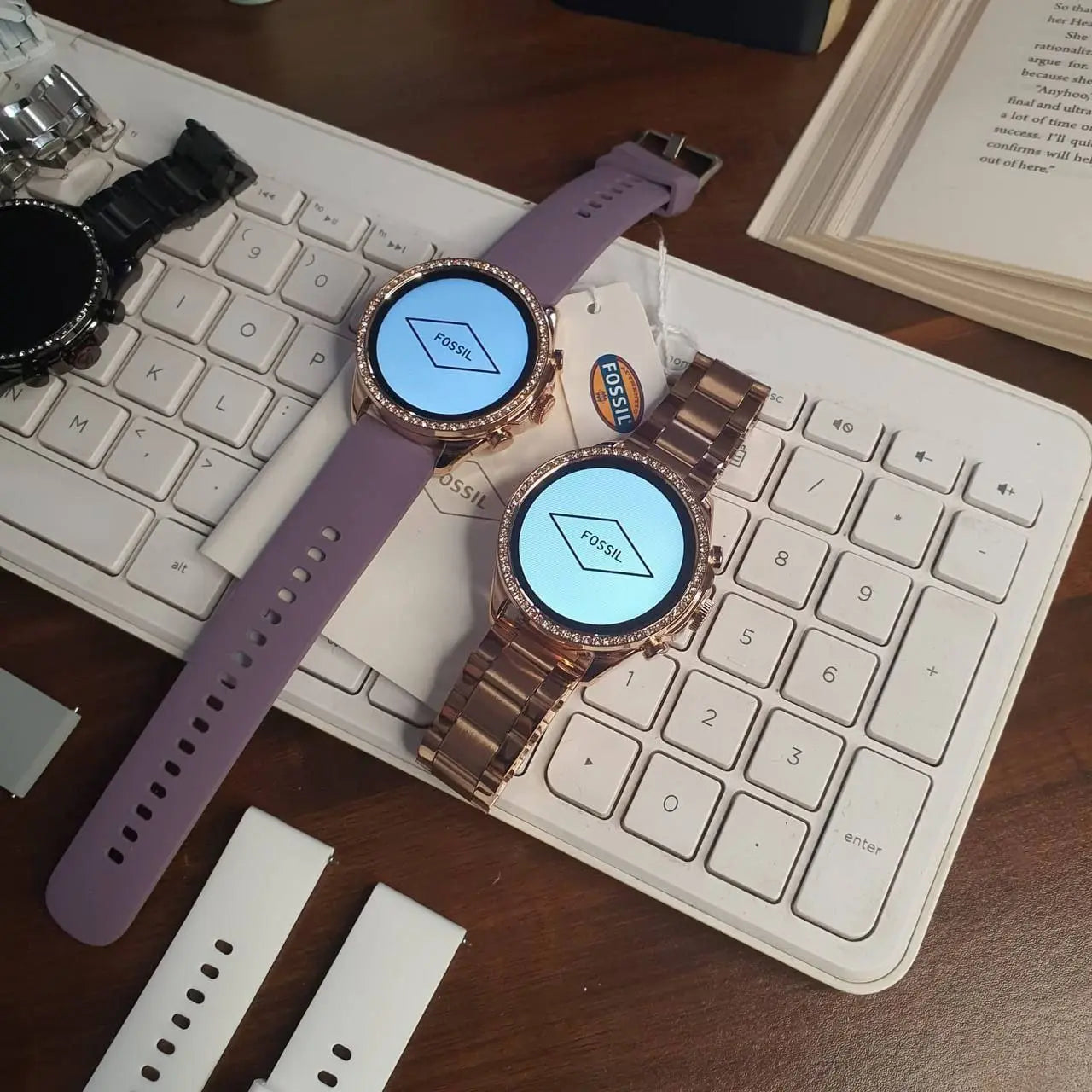Fossil smartwatch heart rate sensor