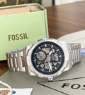Automatic skeleton style watch Fossil Modern Machine