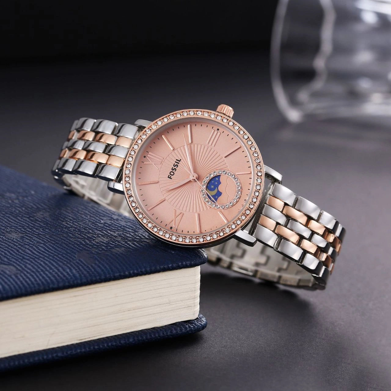 fossil scarlett chronograph sub dials