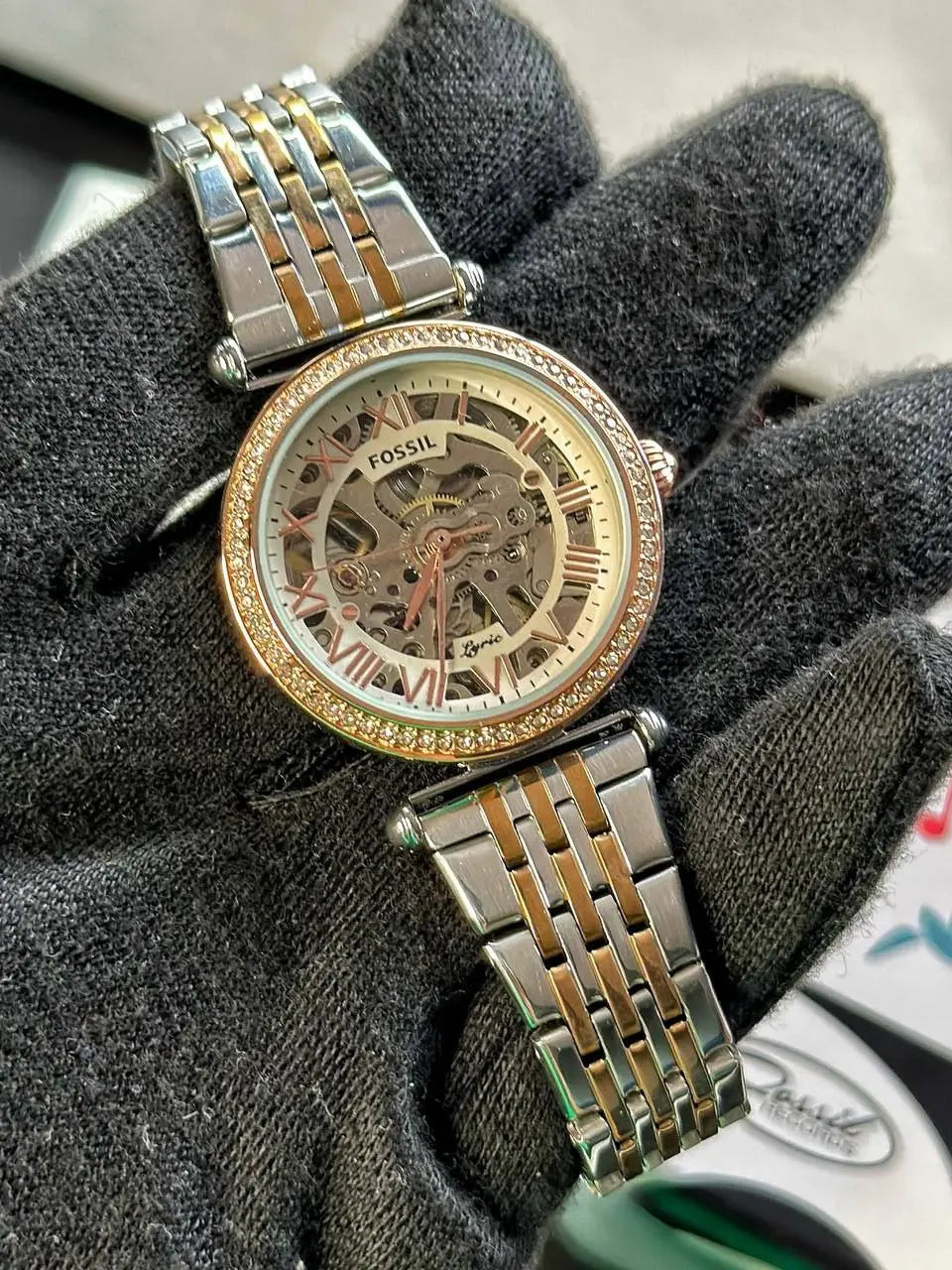 Fossil luxury women’s watch front view