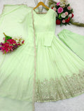 Fully stitched party wear gown