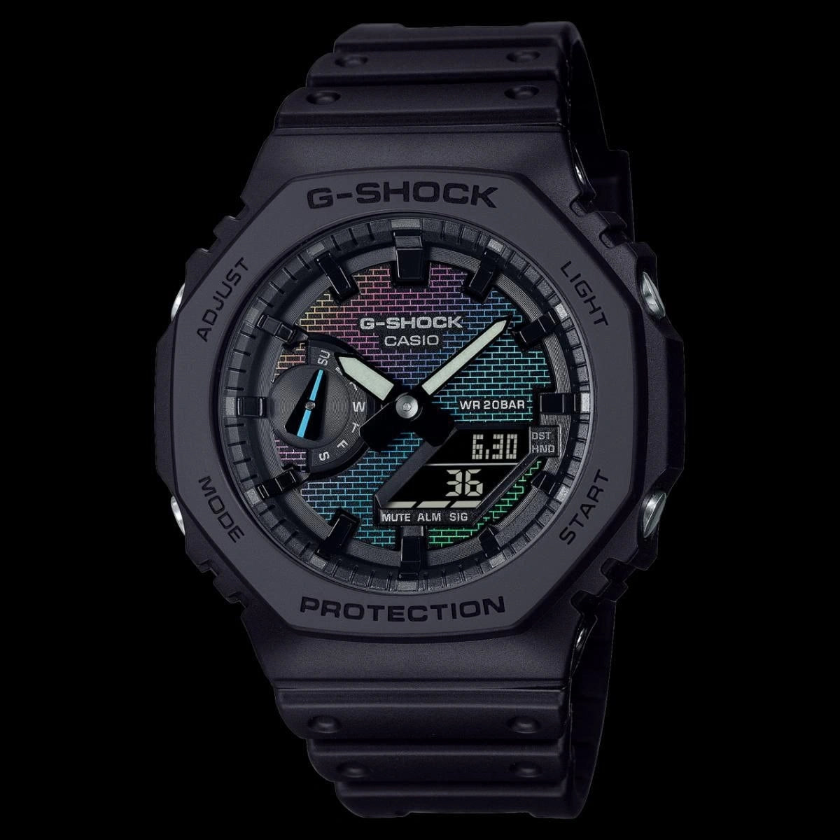G-Shock Casio Oak watch with carbon core guard design