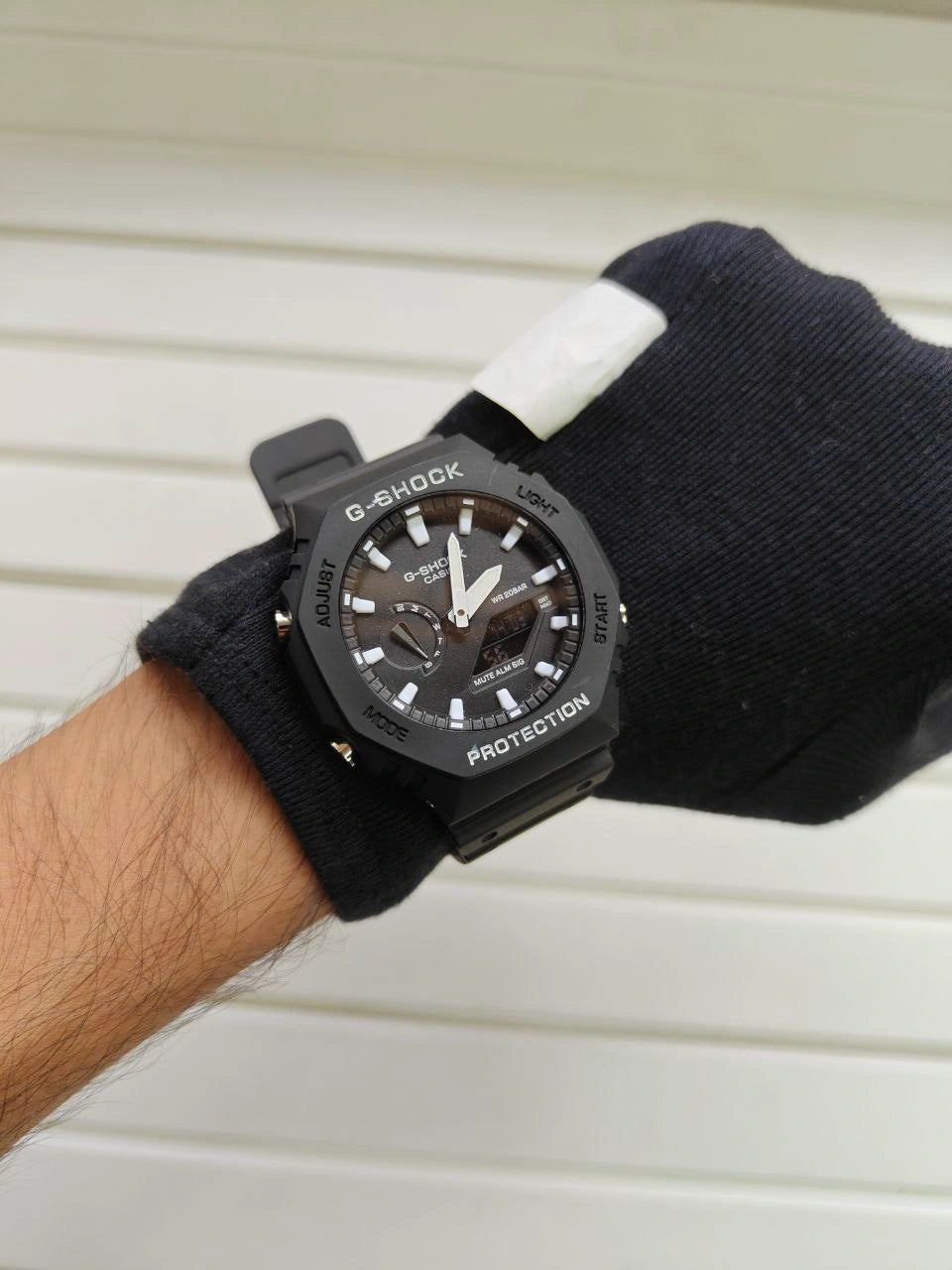 G-Shock GA-2100 watch with world time and stopwatch
