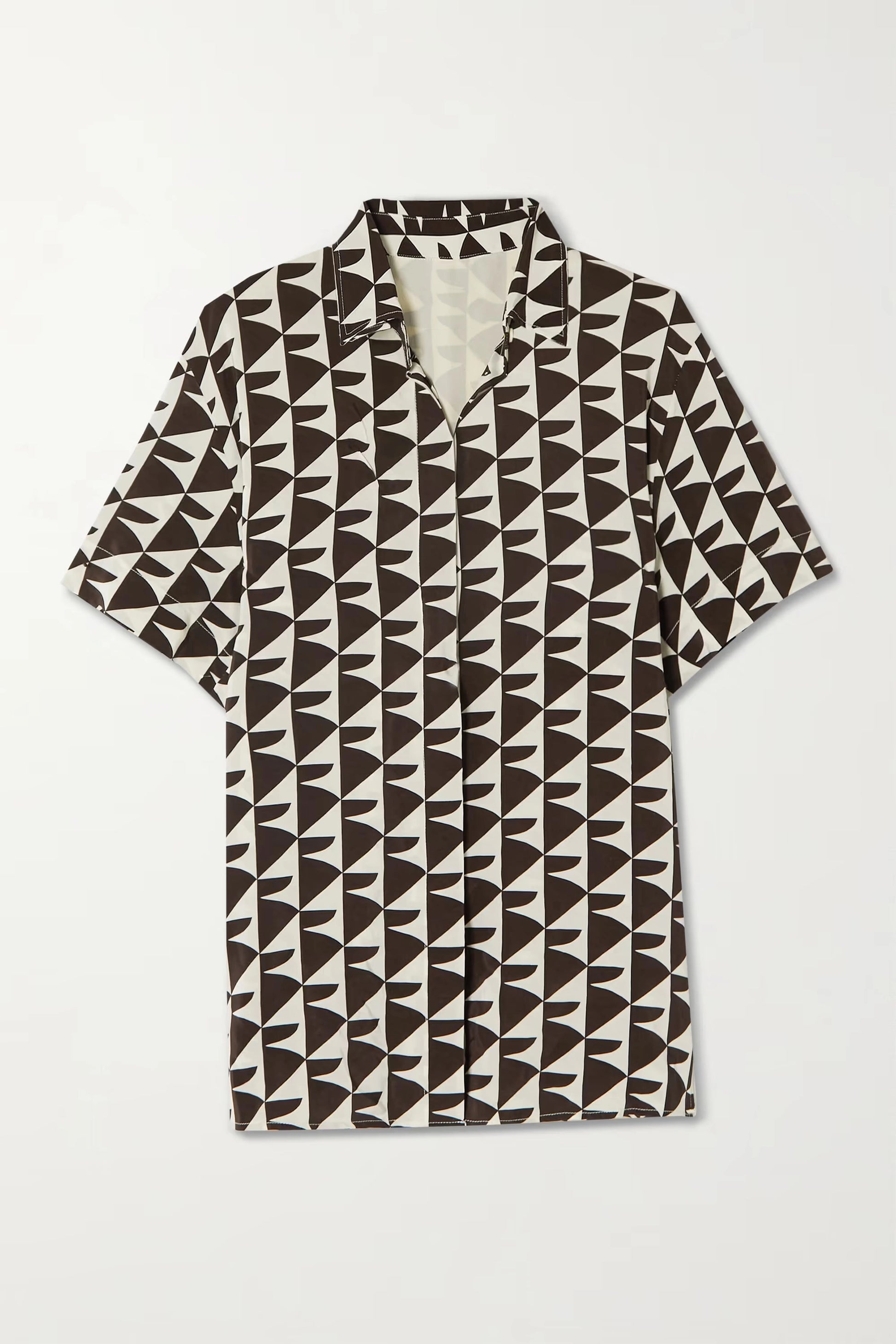 Geometric Print Wide Leg Pant Outfit