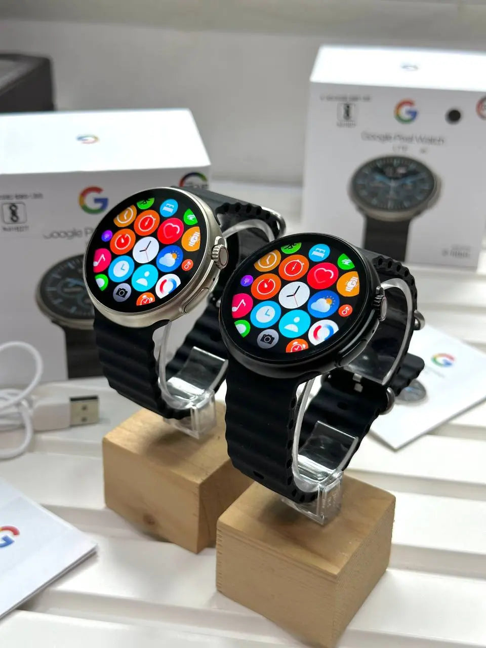 Google Pixel Smart Watch front view