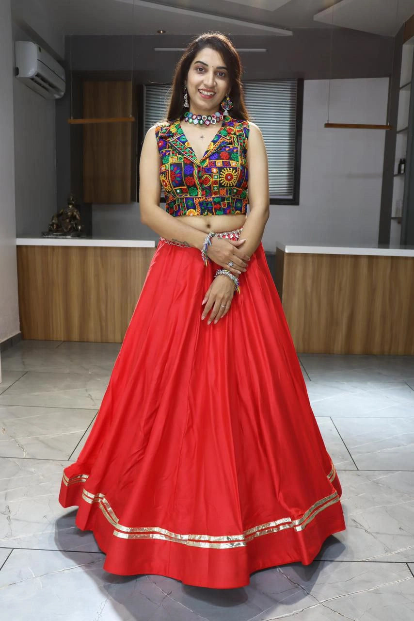 Gota Patti traditional cotton lehenga