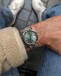 Men’s green dial automatic watch 41mm
