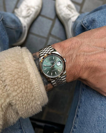 Men’s green dial automatic watch 41mm
