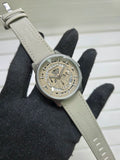 Grey steel strap formal watch
