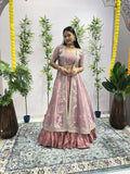 Heavy Joya Silk Lehenga with Can-Can Net Flair